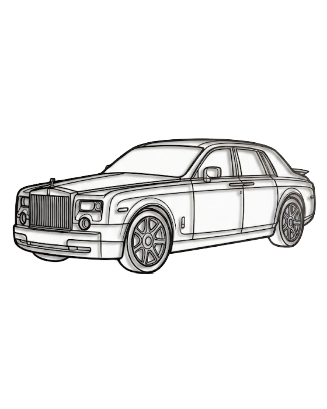 Rolls-Royce 2003 → Phantom VII 3/4 view