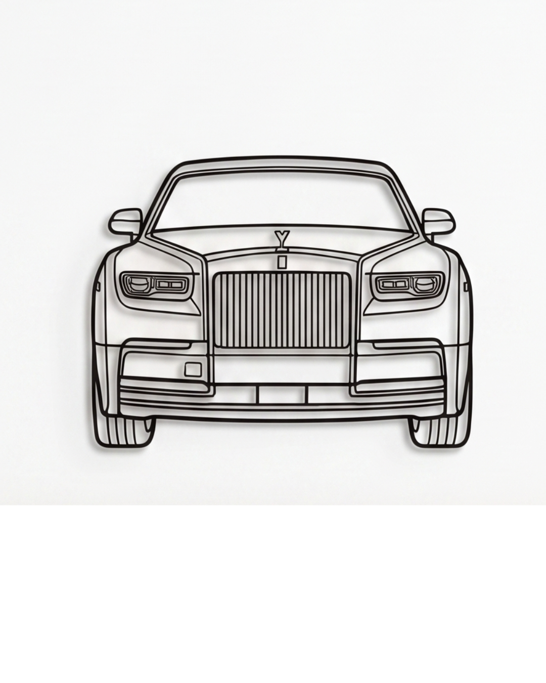 Rolls-Royce  2017 → Phantom VIII (current gen) FRONT VIEW