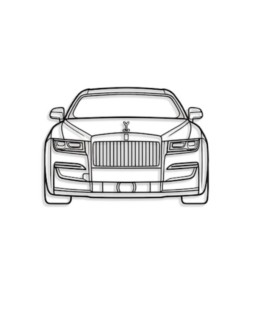 Rolls-Royce 2020 → Ghost 2nd Gen FRONT VIEW