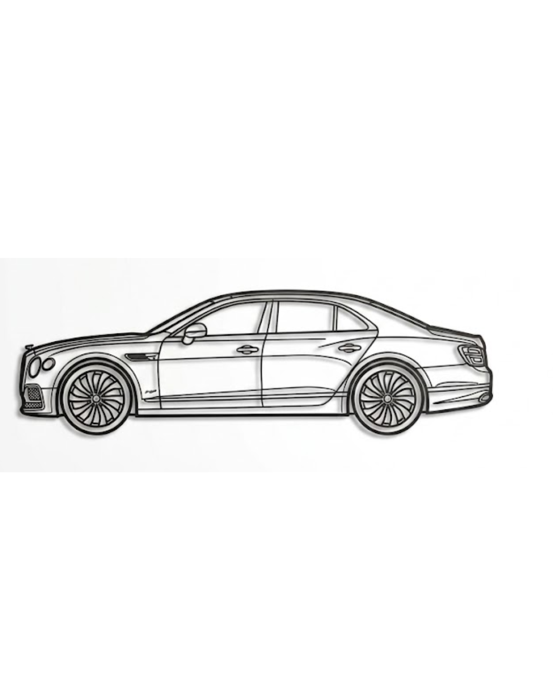 Bentley Flying Spur 2024–2026 model side view