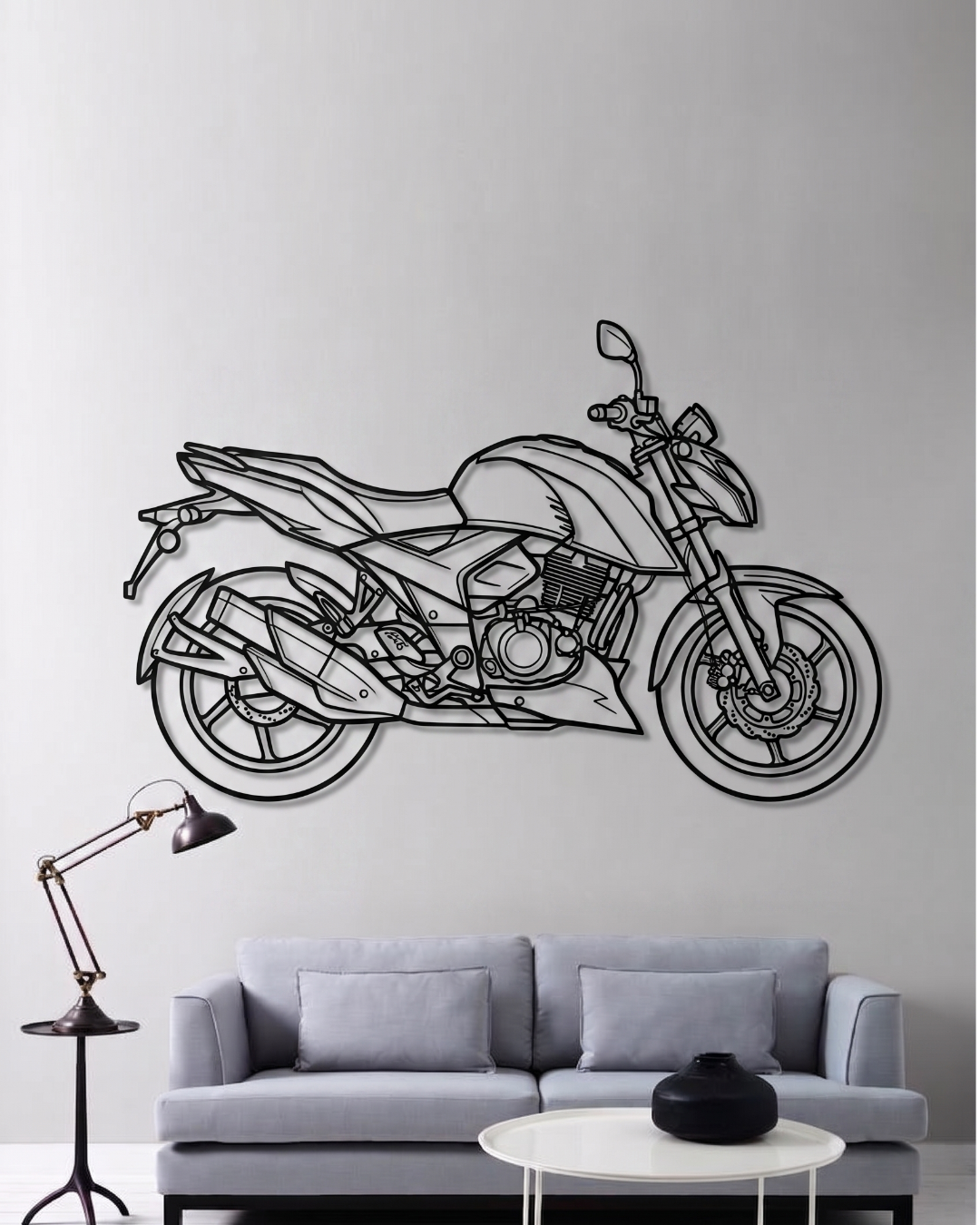 Apache RTR 160 SIDE VIWE