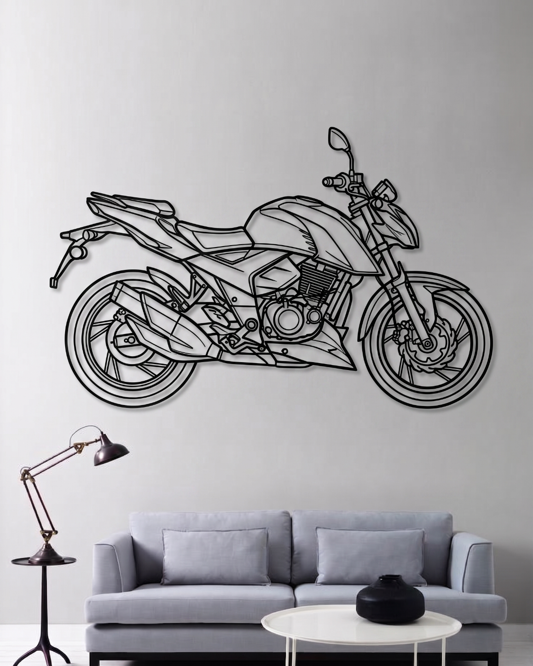 Apache RTR 200 4V SIDE VIWE