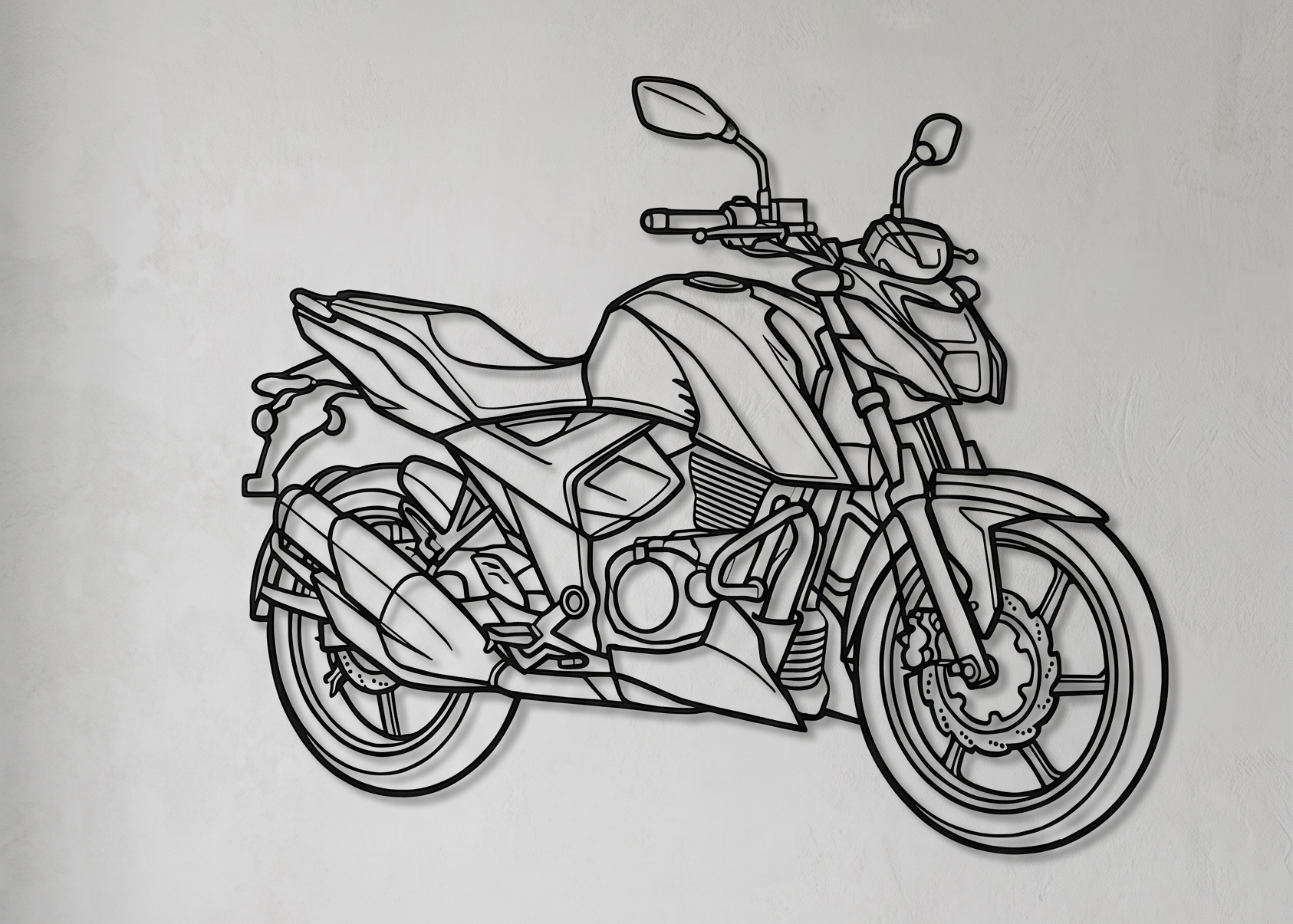 Apache RTR 160 4V 3/4 VIWE