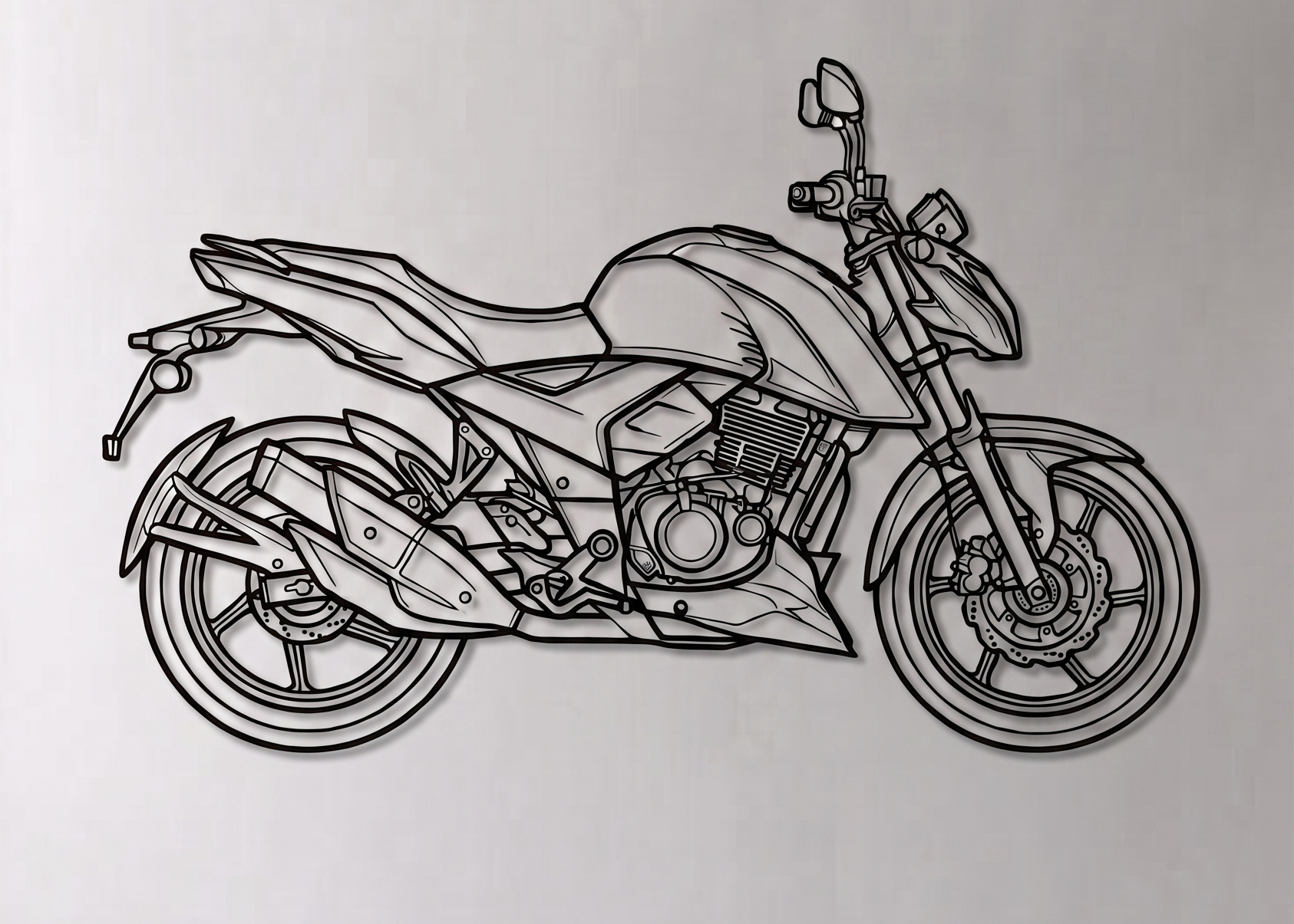 Apache RTR 160 4V SIDE  VIWE