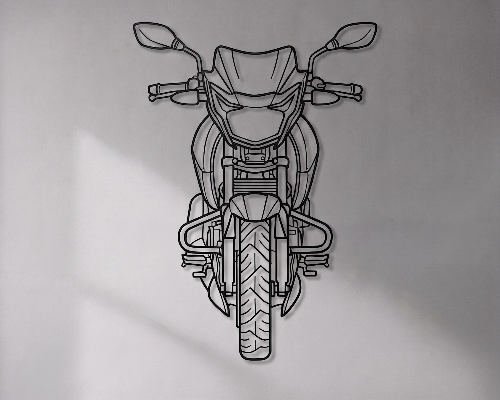 Apache RTR 180  FRONT VIWE