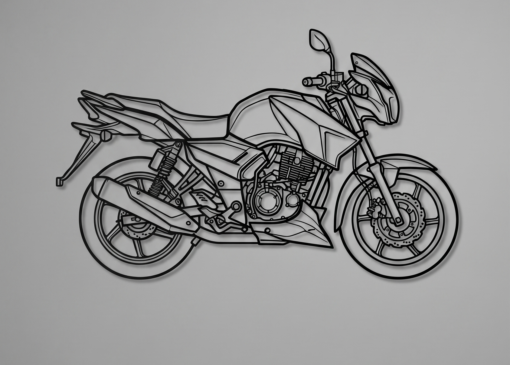 Apache RTR 180  SIDE  VIWE