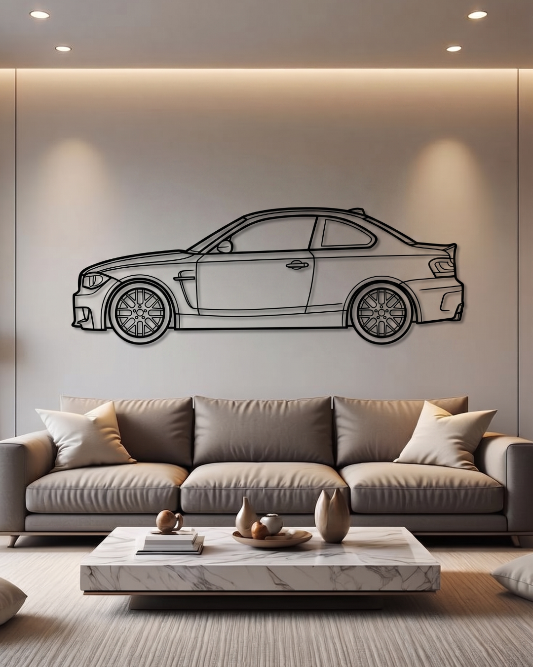 BMW 1 Series M Coupe E82 SIDE VIEW