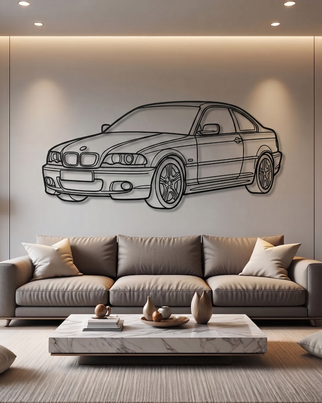 BMW 320i E46 3/4 VIEW