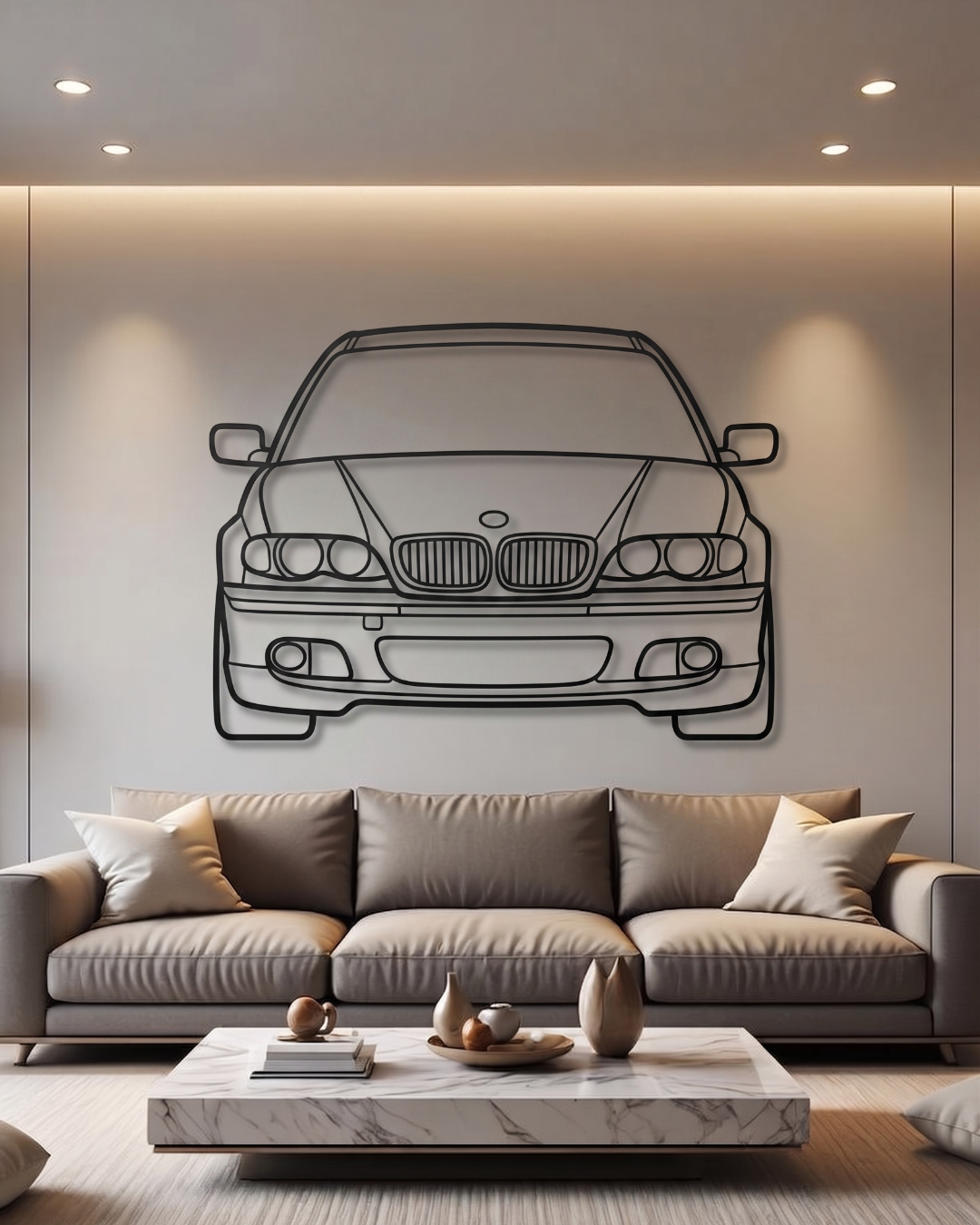 BMW 320i E46 FRONT VIEW