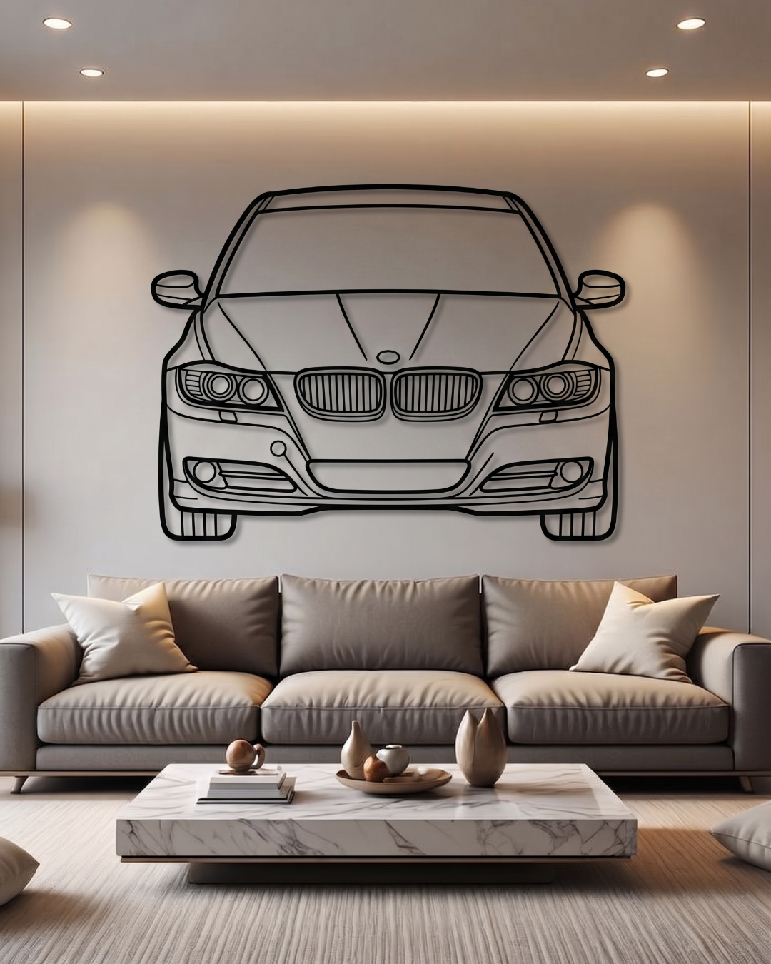 BMW 320i E90 FRONT VIEW