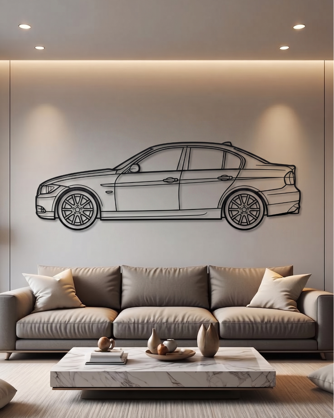 BMW 320i E90 SIDE VIEW