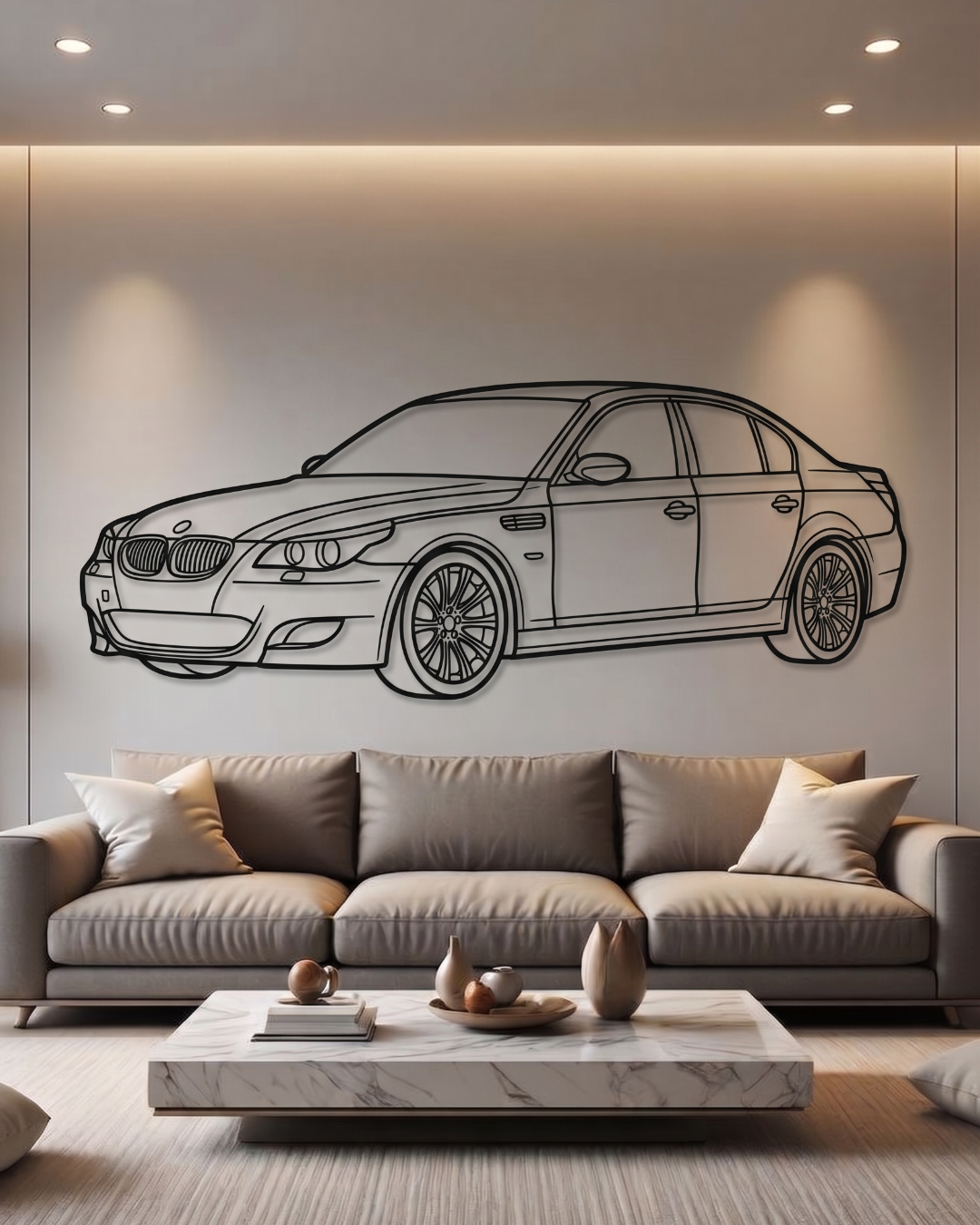 BMW 5 Series E60 3/4 VIEW