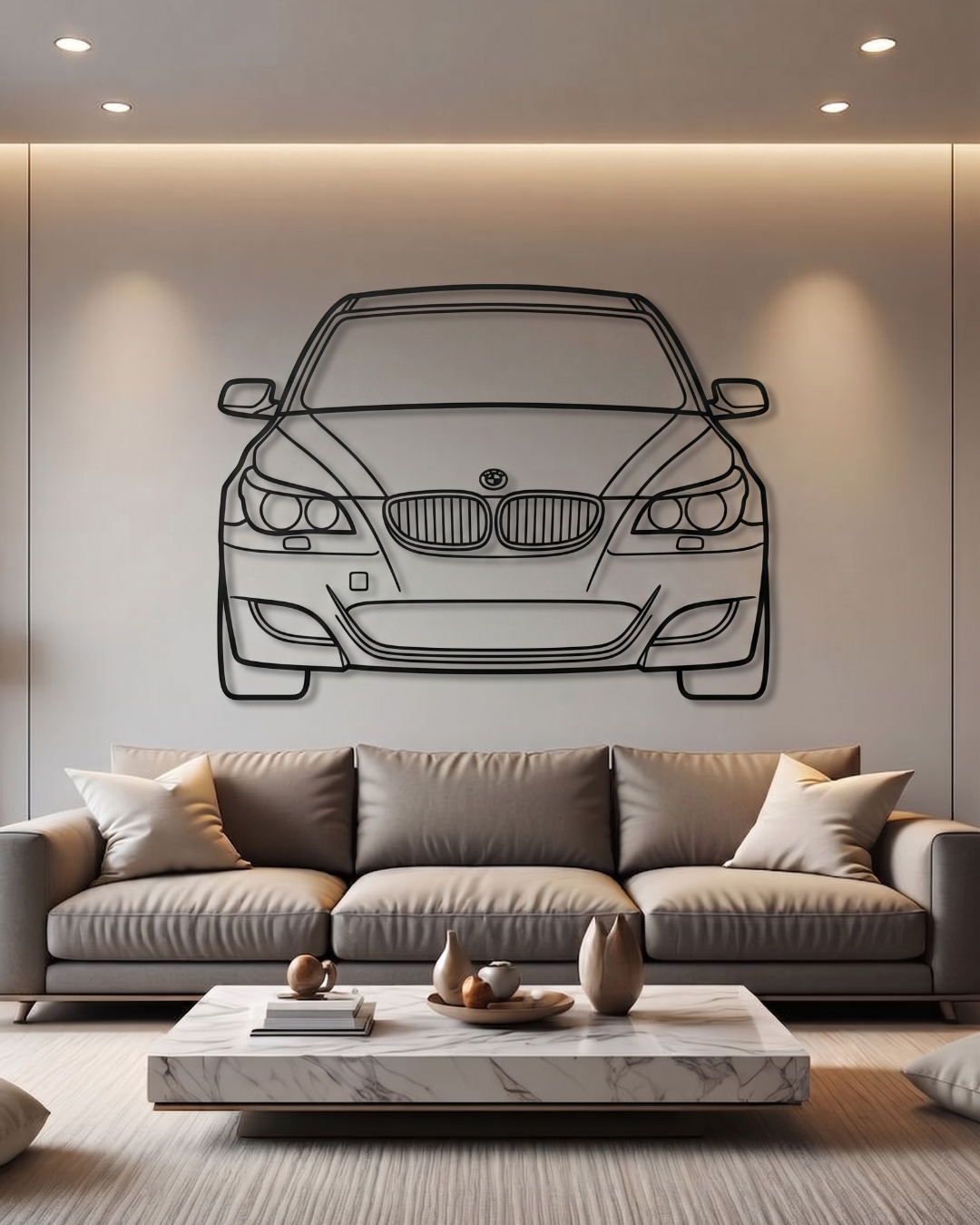 BMW 5 Series E60 FRONT VIEW