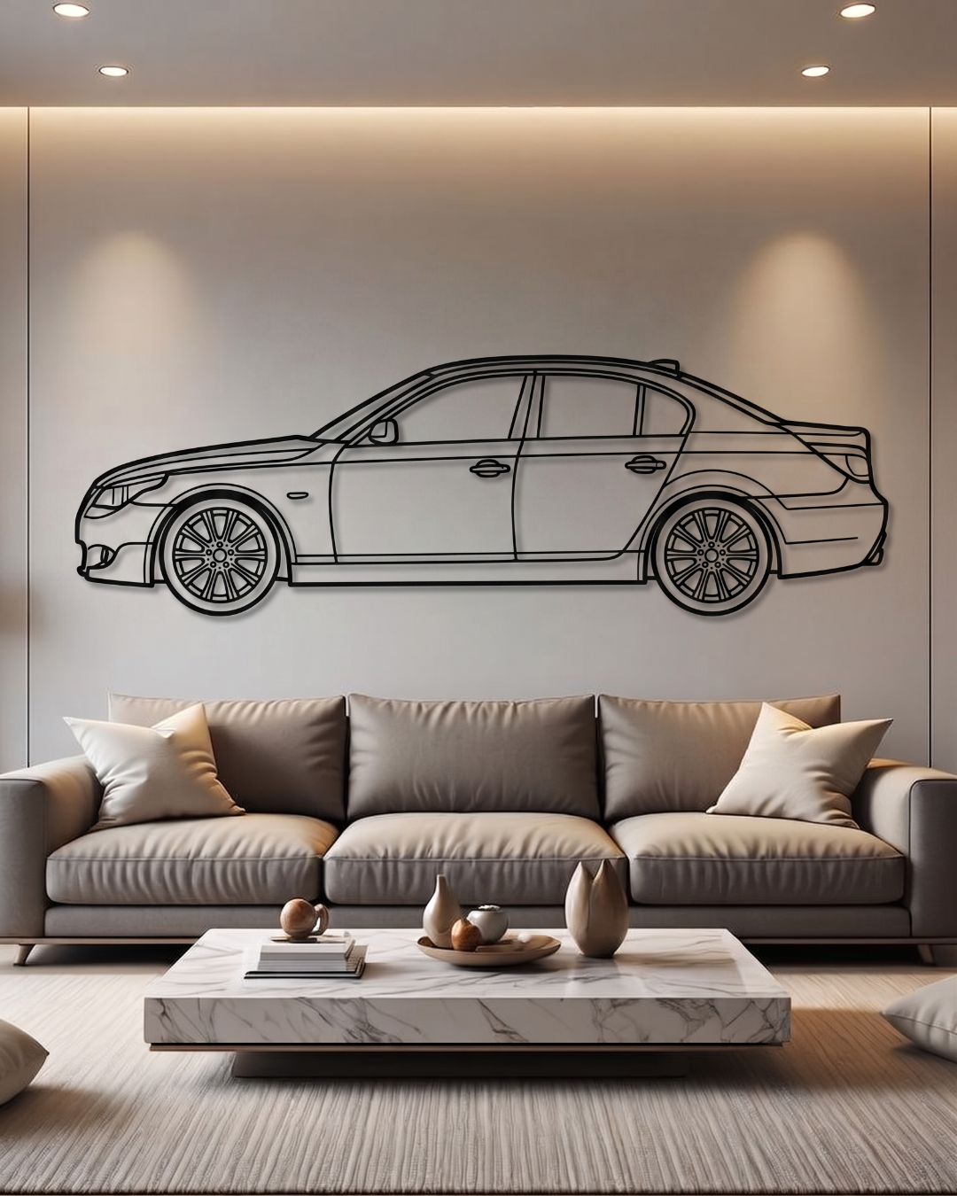 BMW 5 Series E60 SIDE VIEW