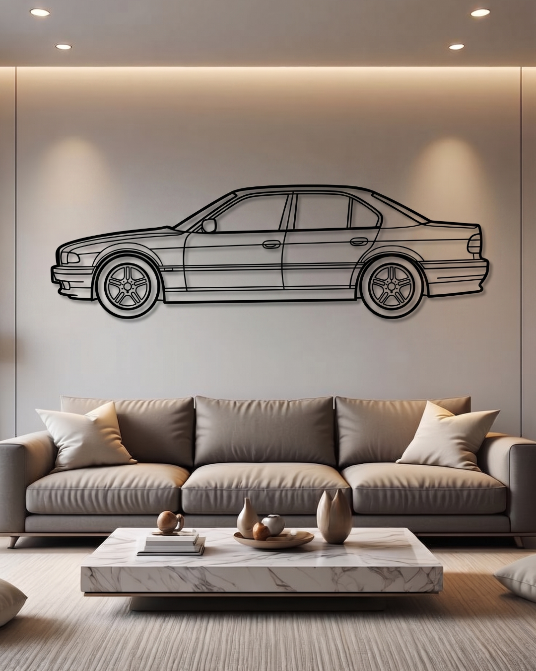 BMW 7 Series E38 SIDE VIEW
