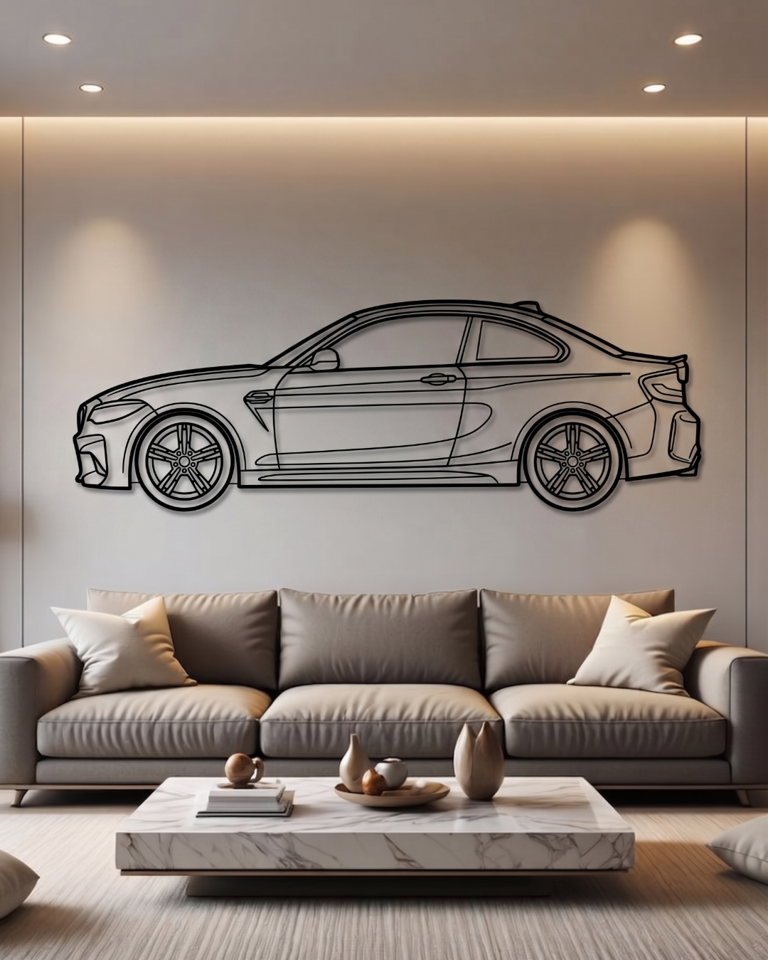 BMW M2 F87 SIDE VIEW