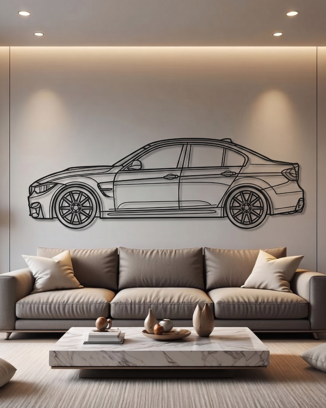 BMW M3 F80 SIDE VIEW