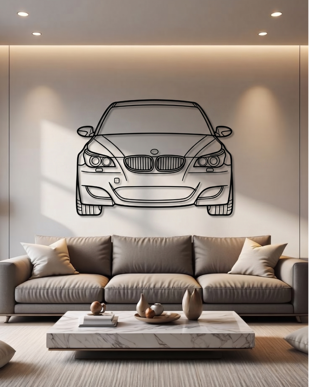 BMW M5 E60 FRONT VIEW