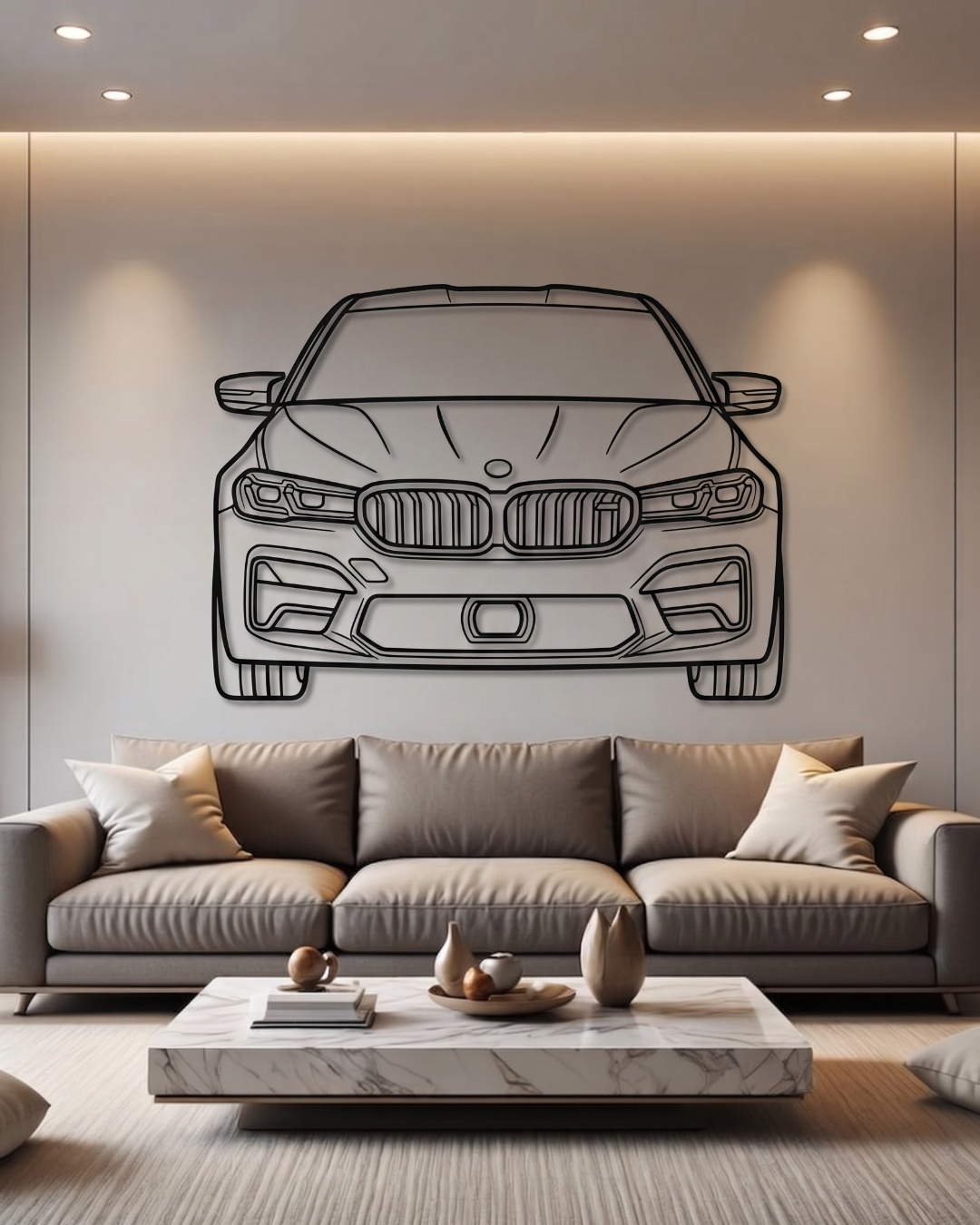 BMW M5 G90 FRONT VIEW
