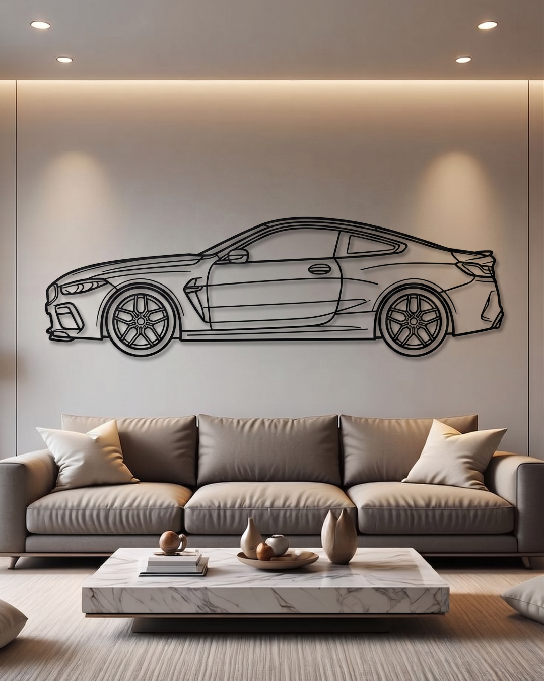 BMW M8 Competition F92 SIDE VIEW
