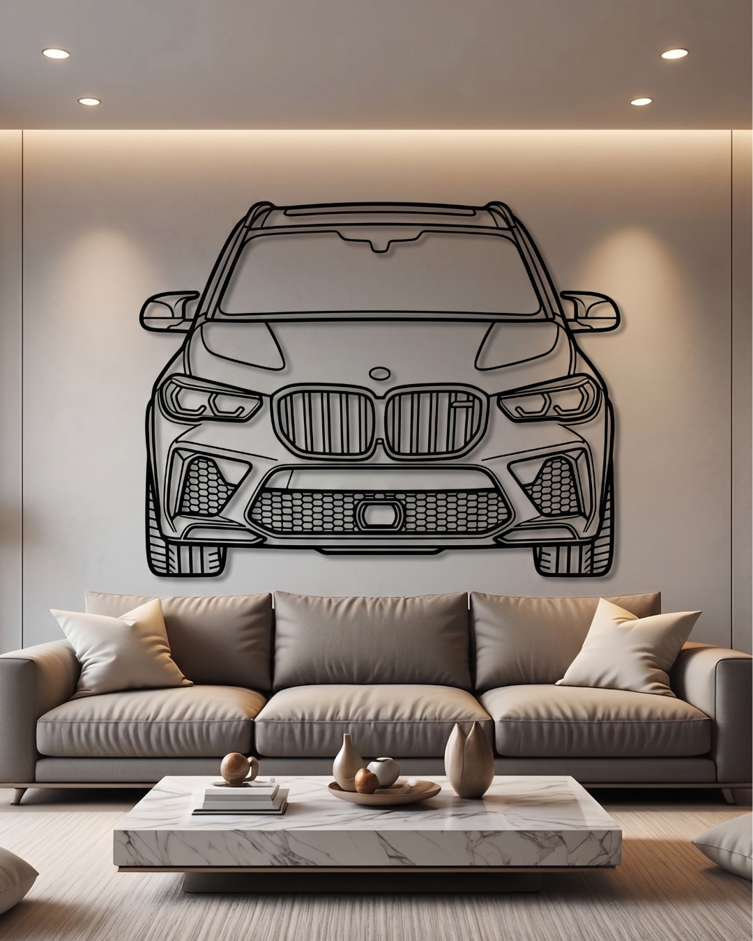 BMW X5 M F95 FRONT VIEW