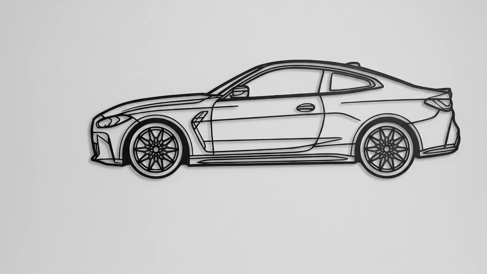 BMW M4 SIDE VIEW