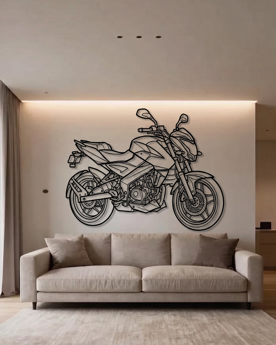 Bajaj Pulsar NS200  3/4 VIEW