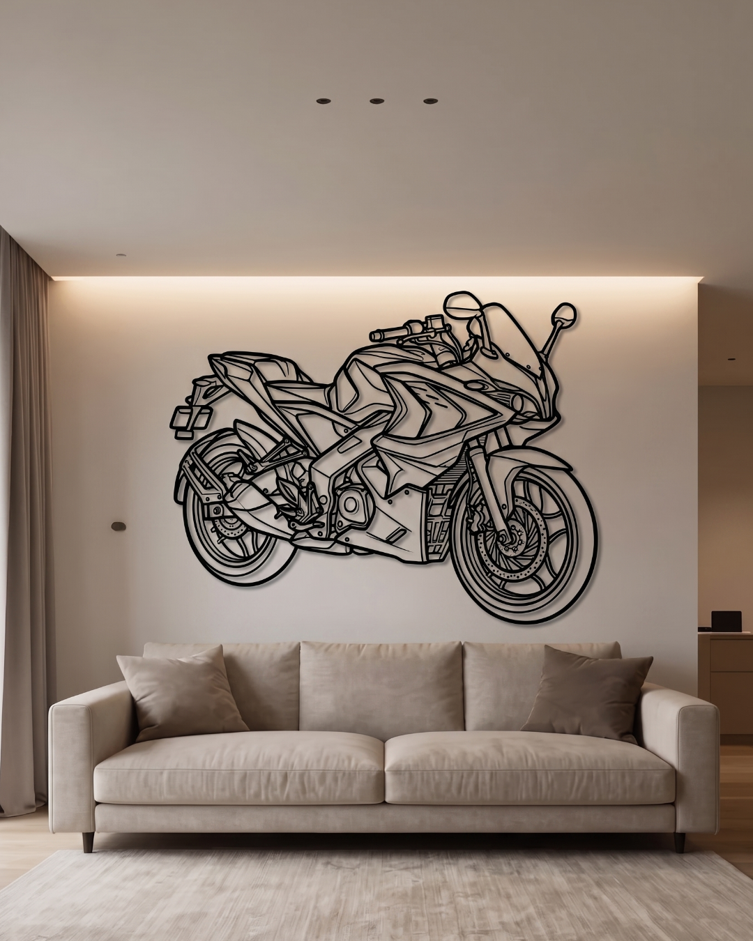 Bajaj Pulsar RS200 3/4 VIEW