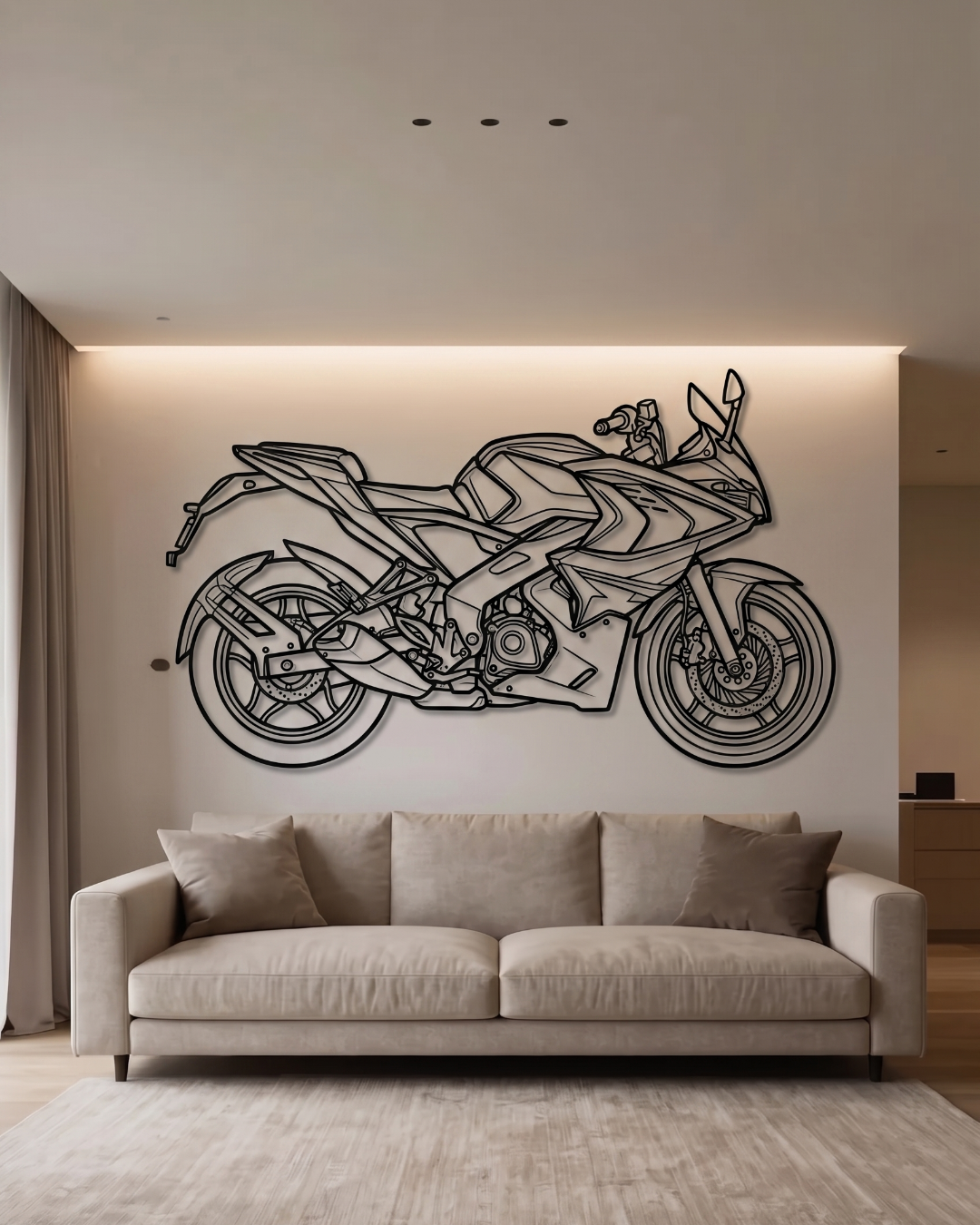Bajaj Pulsar RS200 SIDE VIEW
