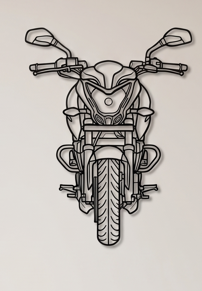 Bajaj Pulsar NS200  FRONT VIEW