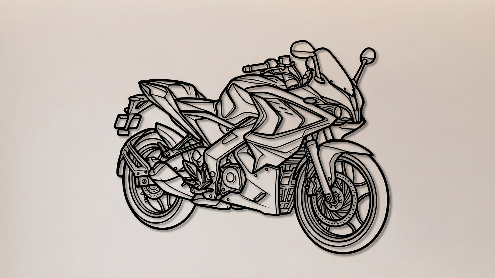 Bajaj Pulsar RS200 3/4 VIEW