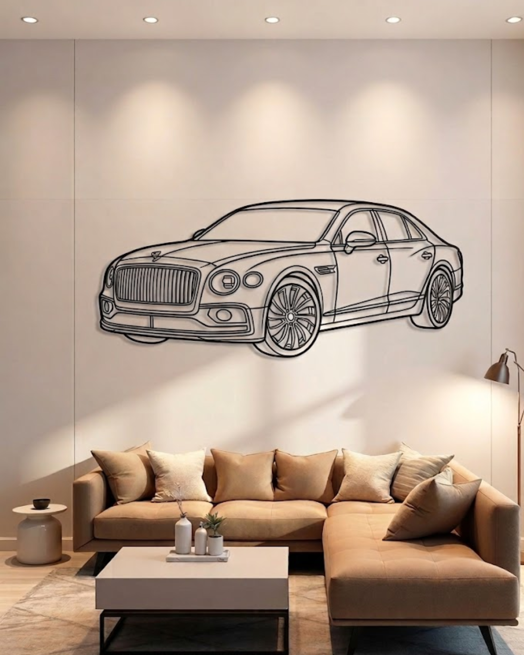 Bentley Flying Spur 2019 → 3rd gen 3/4 view