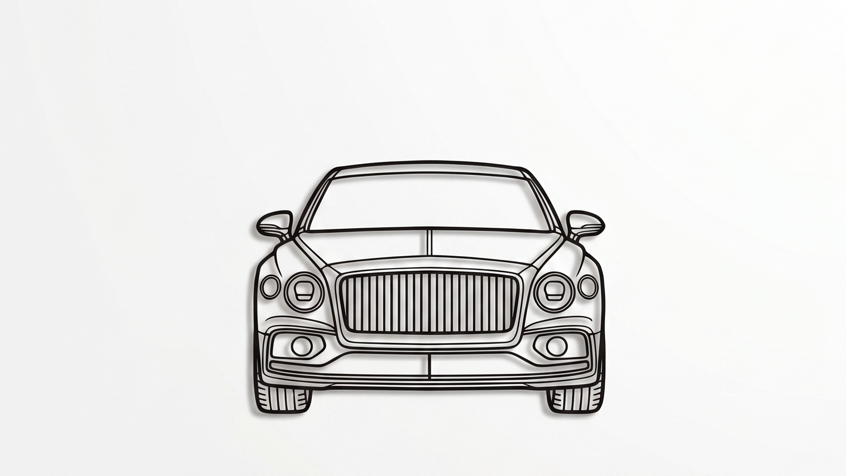 Bentley Flying Spur 2013 → 2nd Gen front view