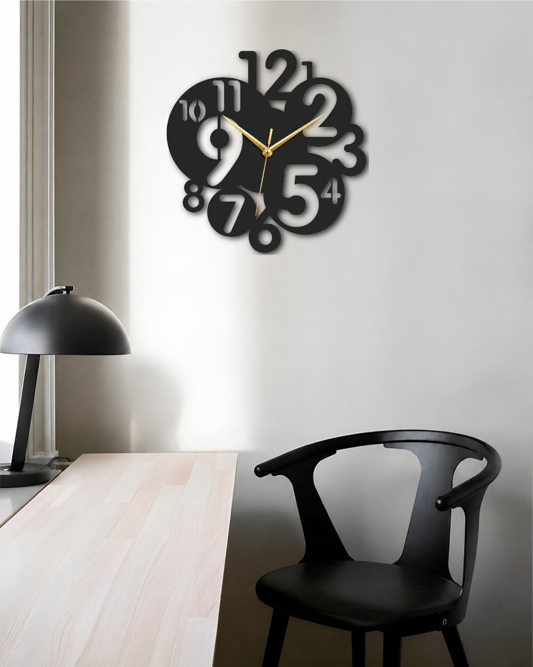 Bubble Numeral Fusion Clock