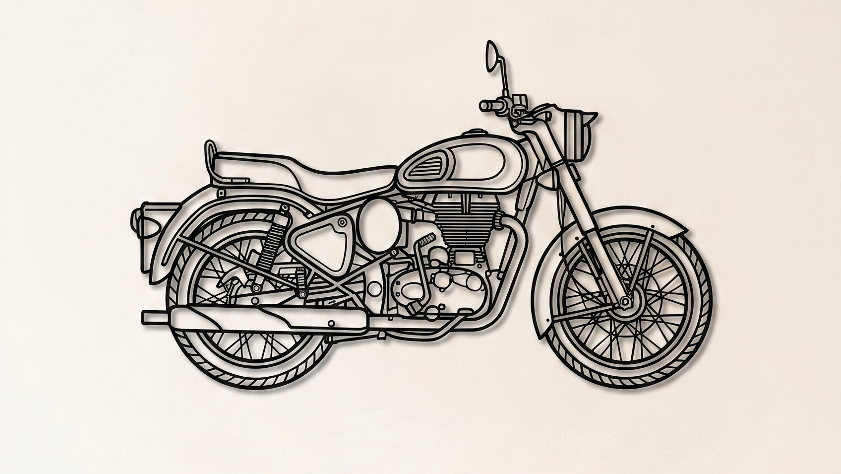 Bullet 500 SIDE VIEW