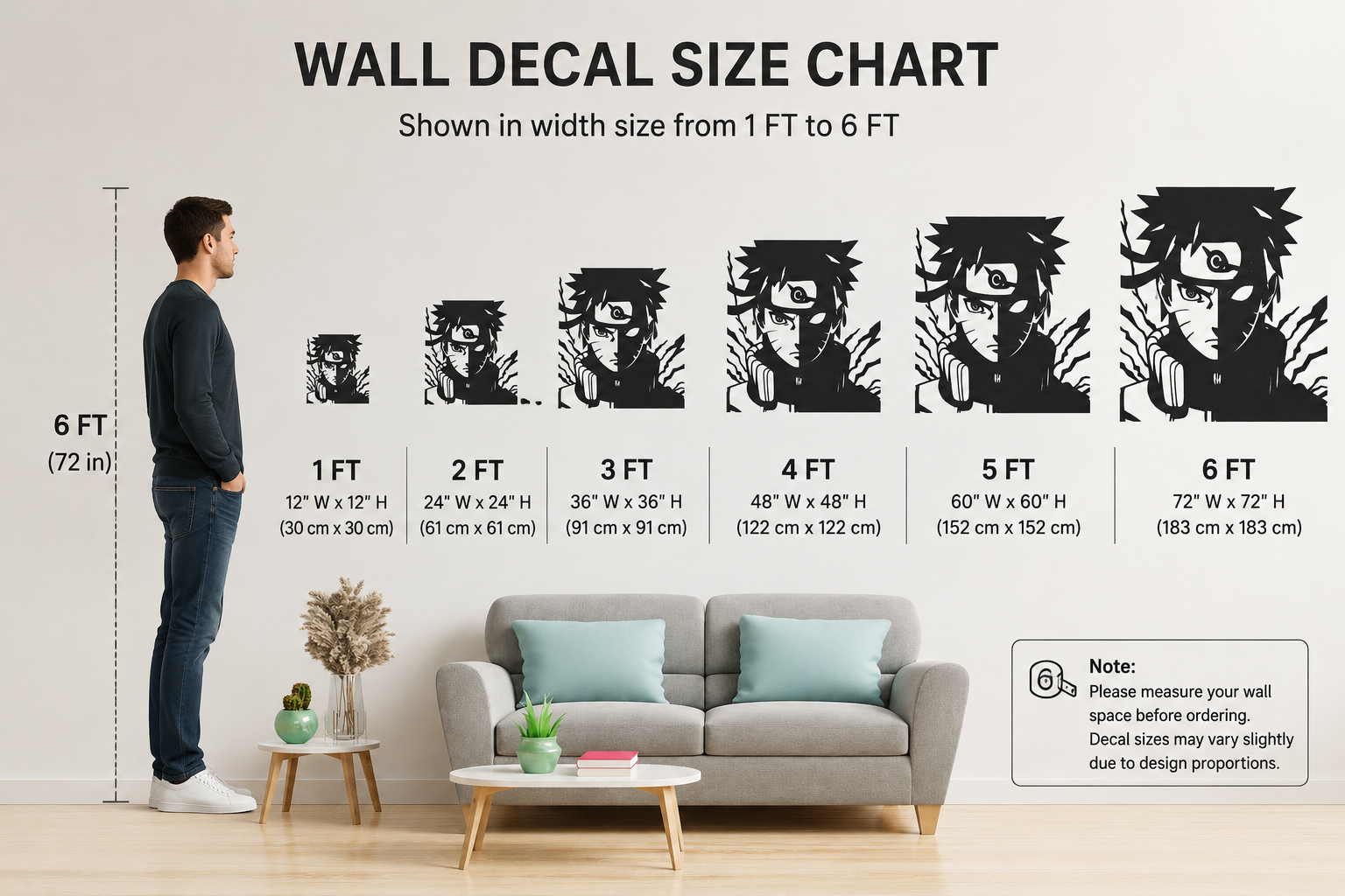 Shadow Shinobi Dual Face – Naruto Metal Wall Art