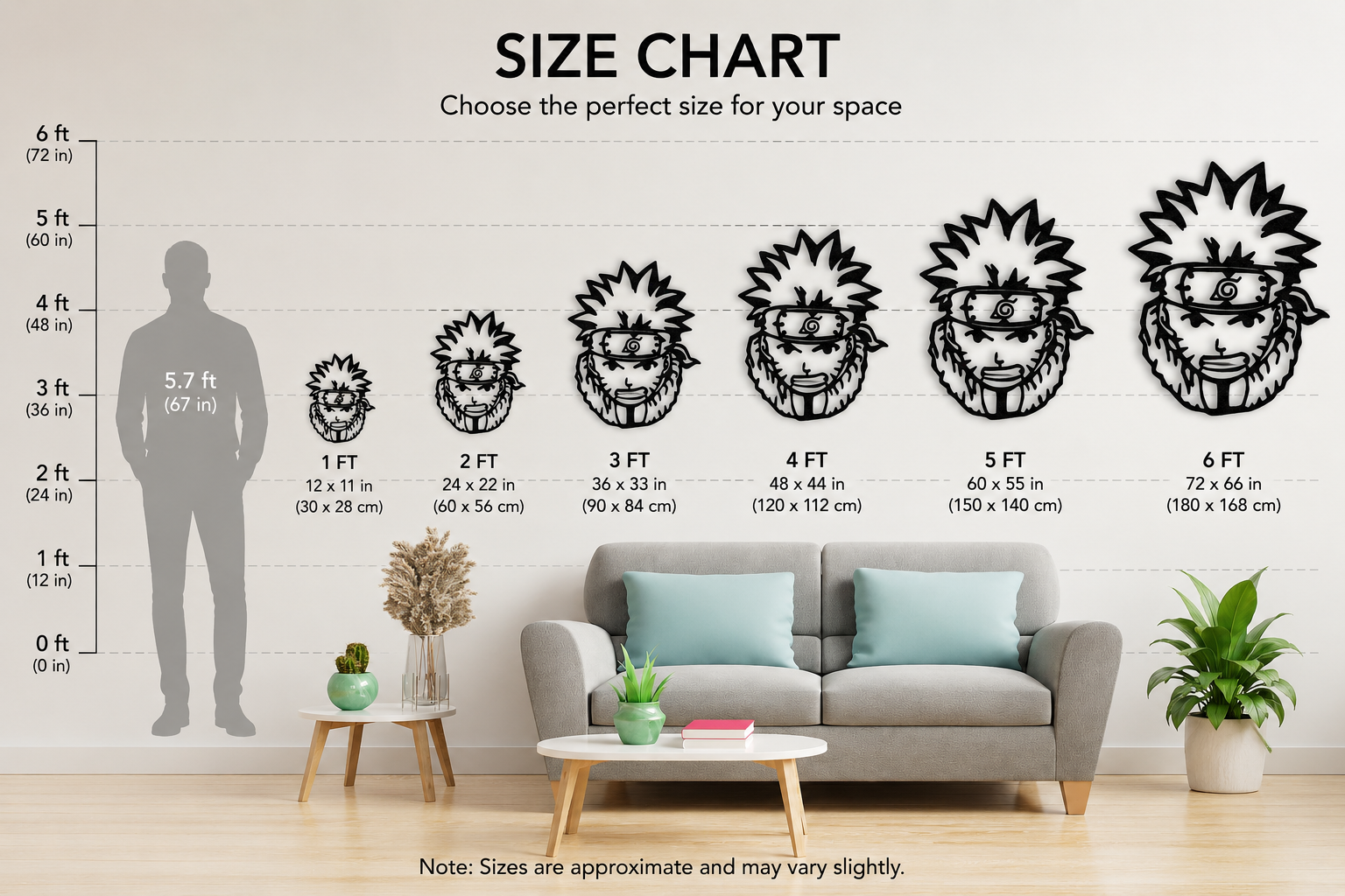 Naruto Sage Rage Metal Wall Art