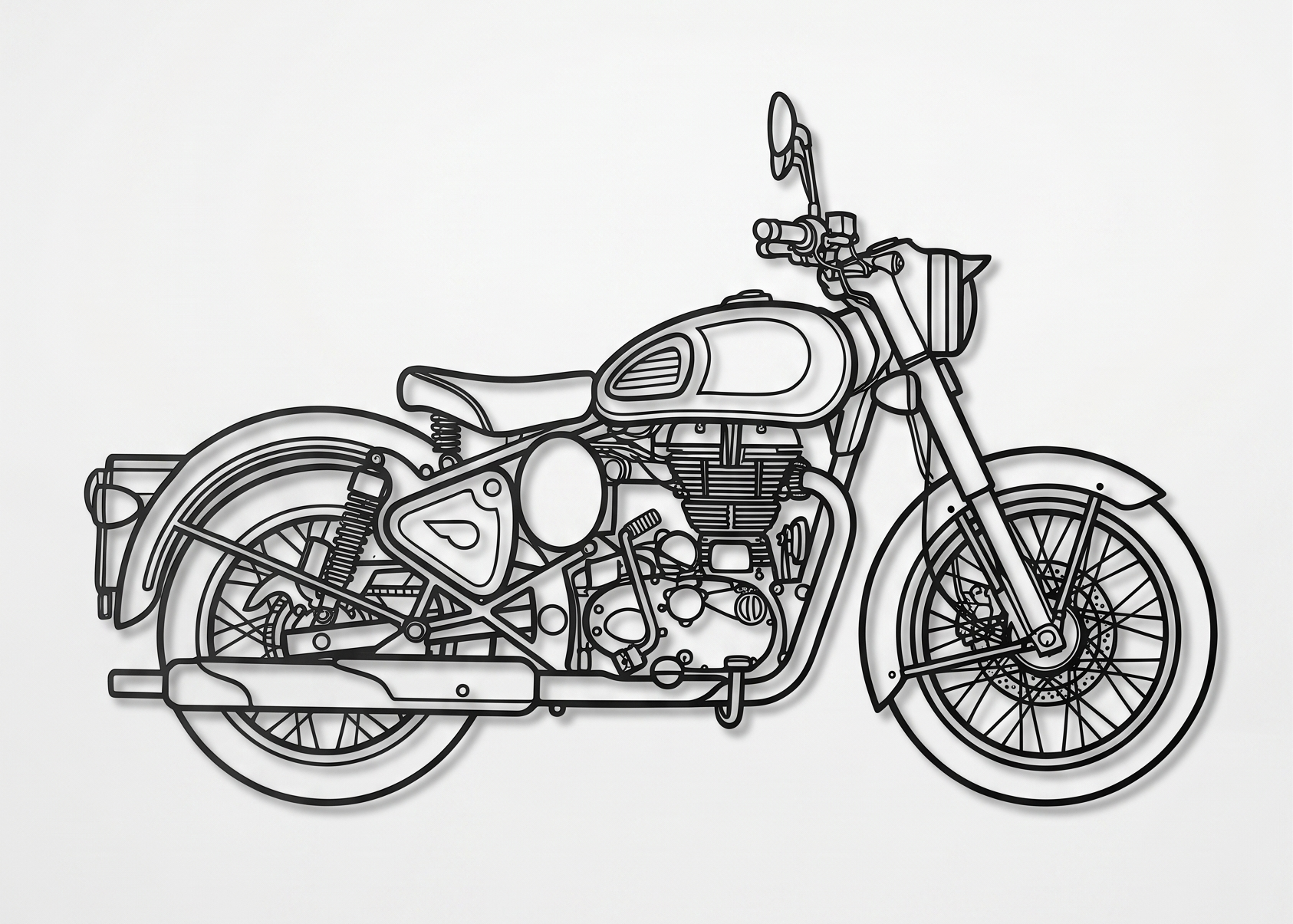Classic 500 SIDE  VIWE