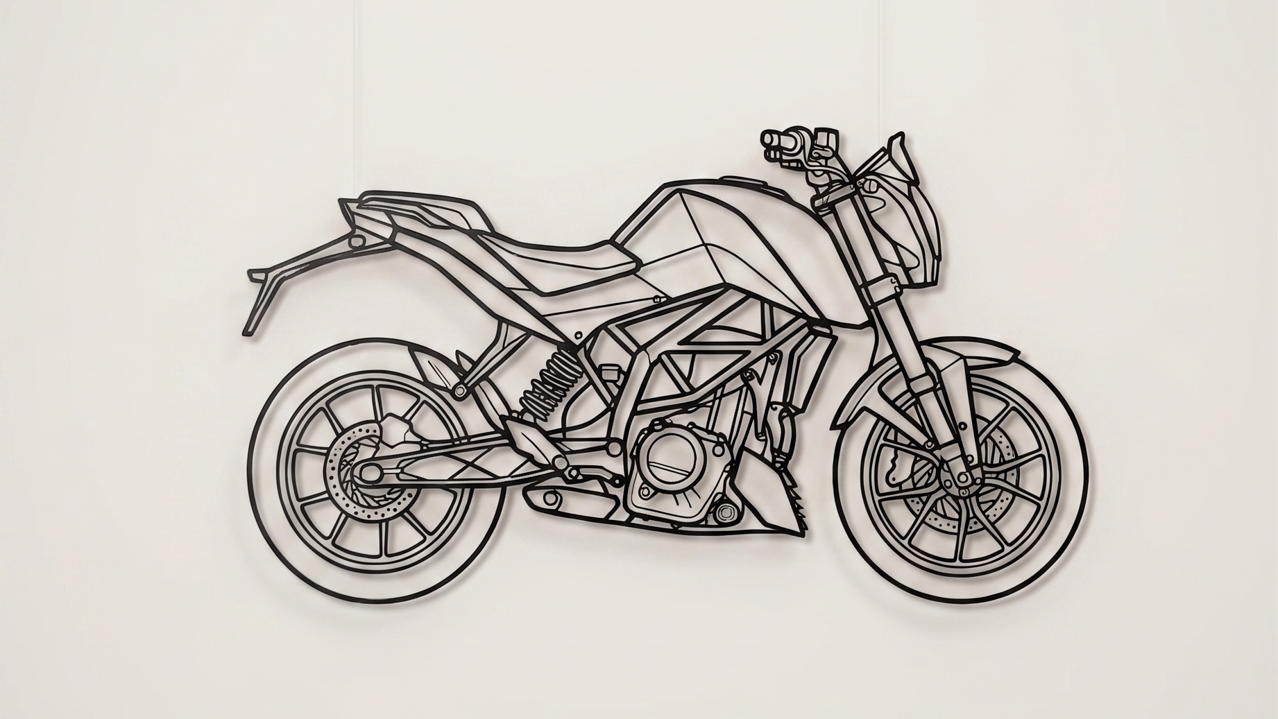 Duke 390 Gen 1 SIDE  VIEW