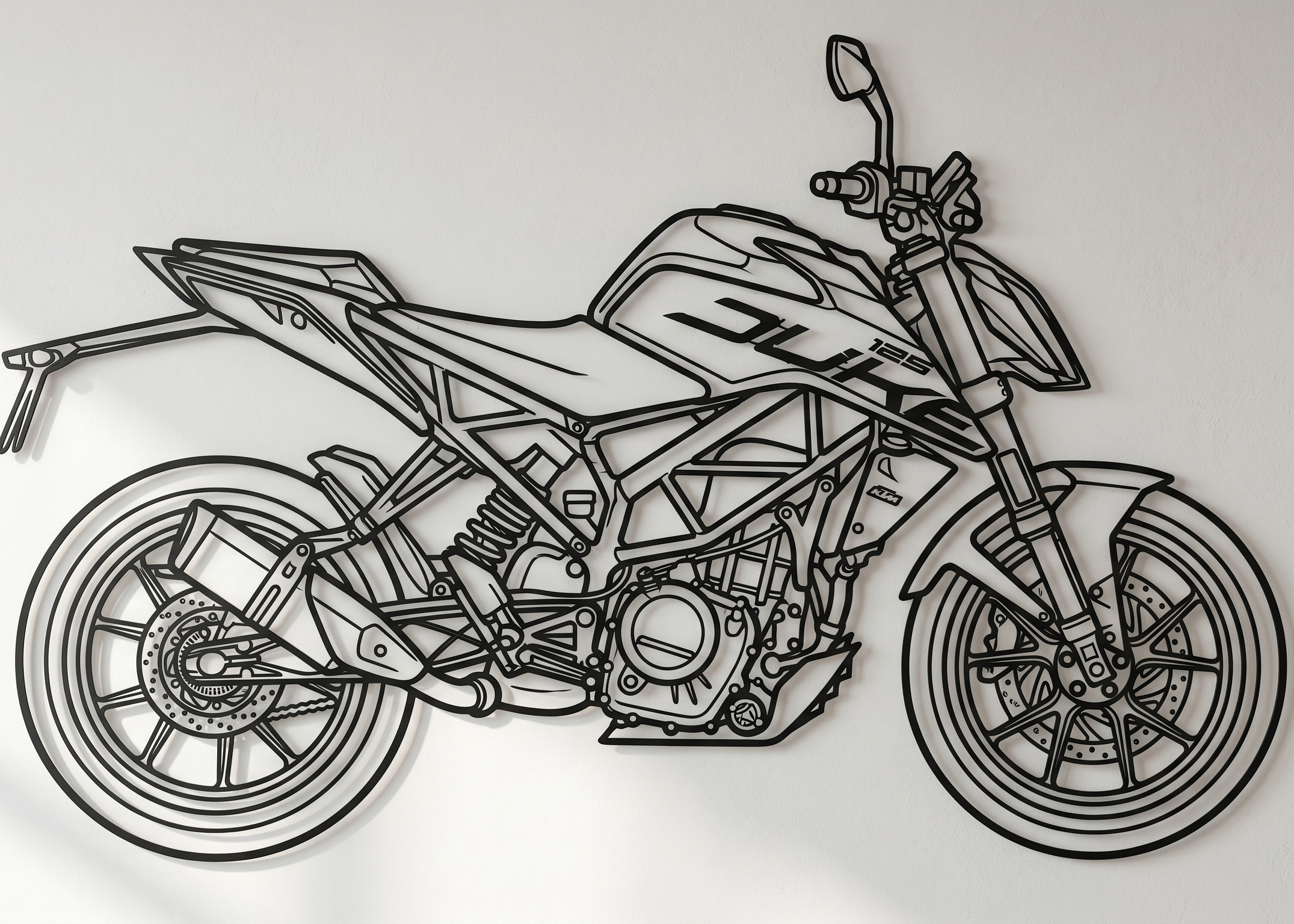 Duke 125 SIDE VIEW