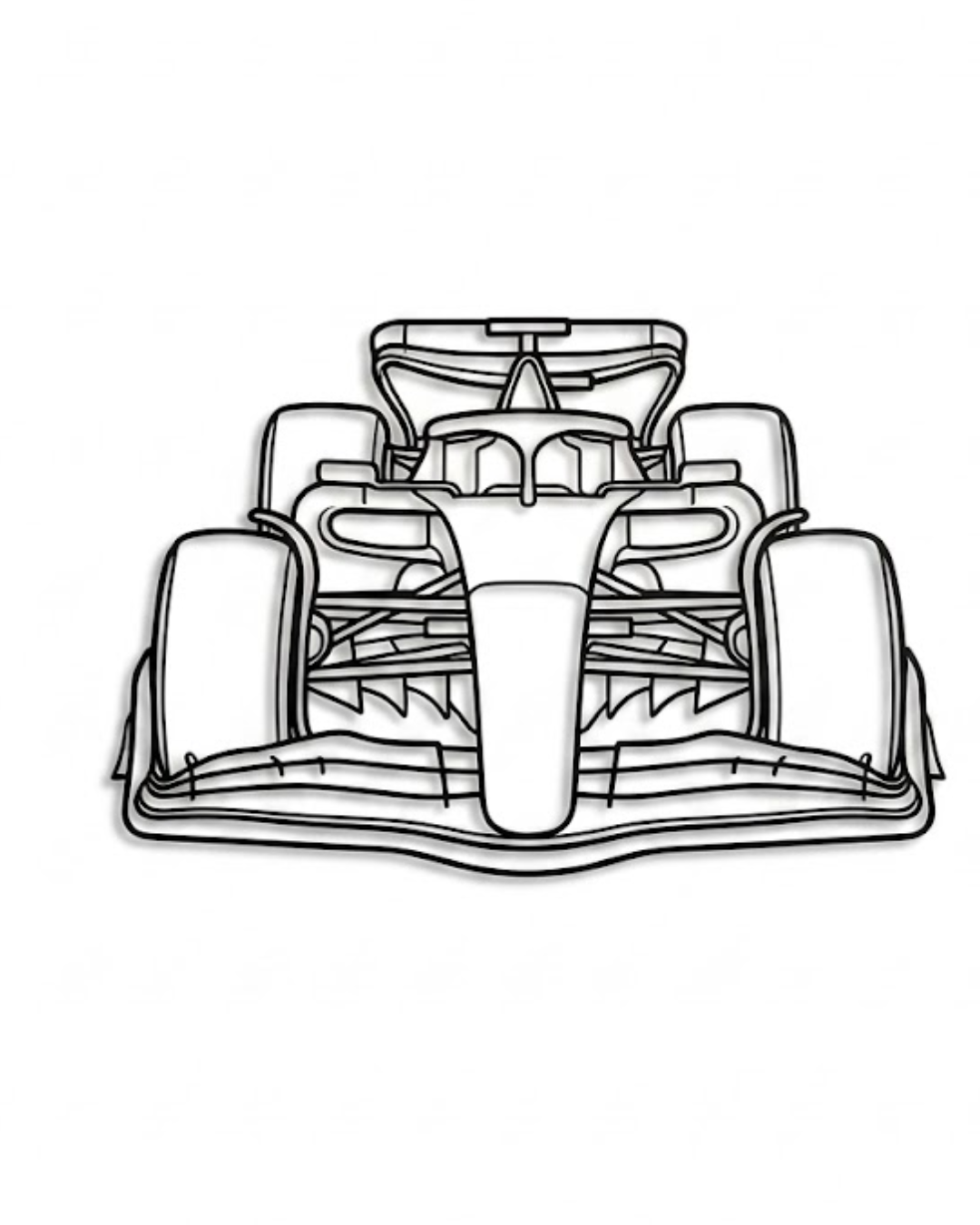 F1 CAR MODEL Ferrari SF-25 → 2025–2026 front view