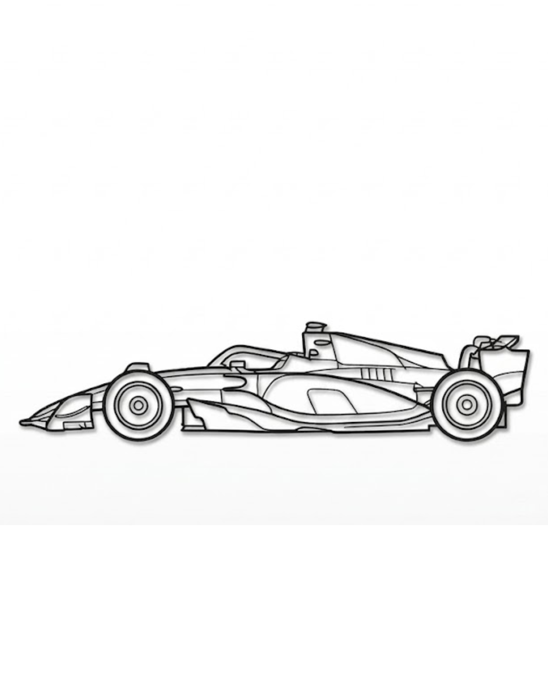 F1 CAR MODEL Ferrari SF-25 → 2025–2026 side view