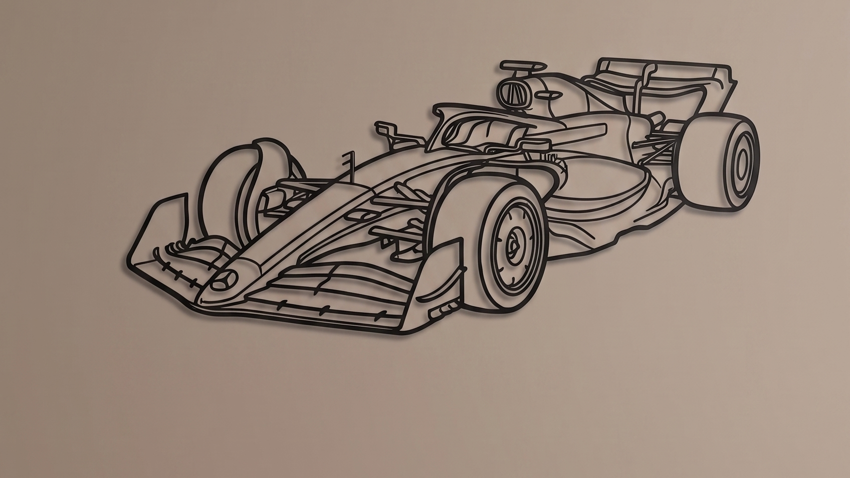 F1 Mercedes MODEL  W14 → 2023 3/4 VIEW