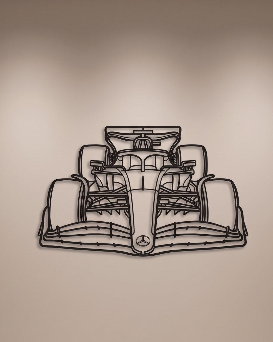 F1 Mercedes MODEL  W14 → 2023 FRONT VIEW