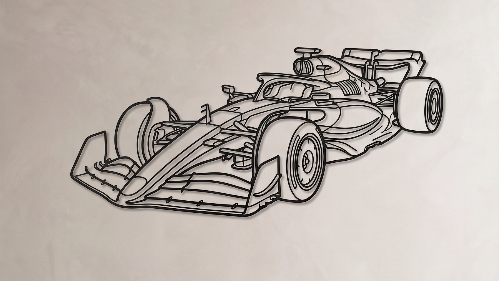 F1 Mercedes MODEL  W15 → 2024 3/4 VIEW