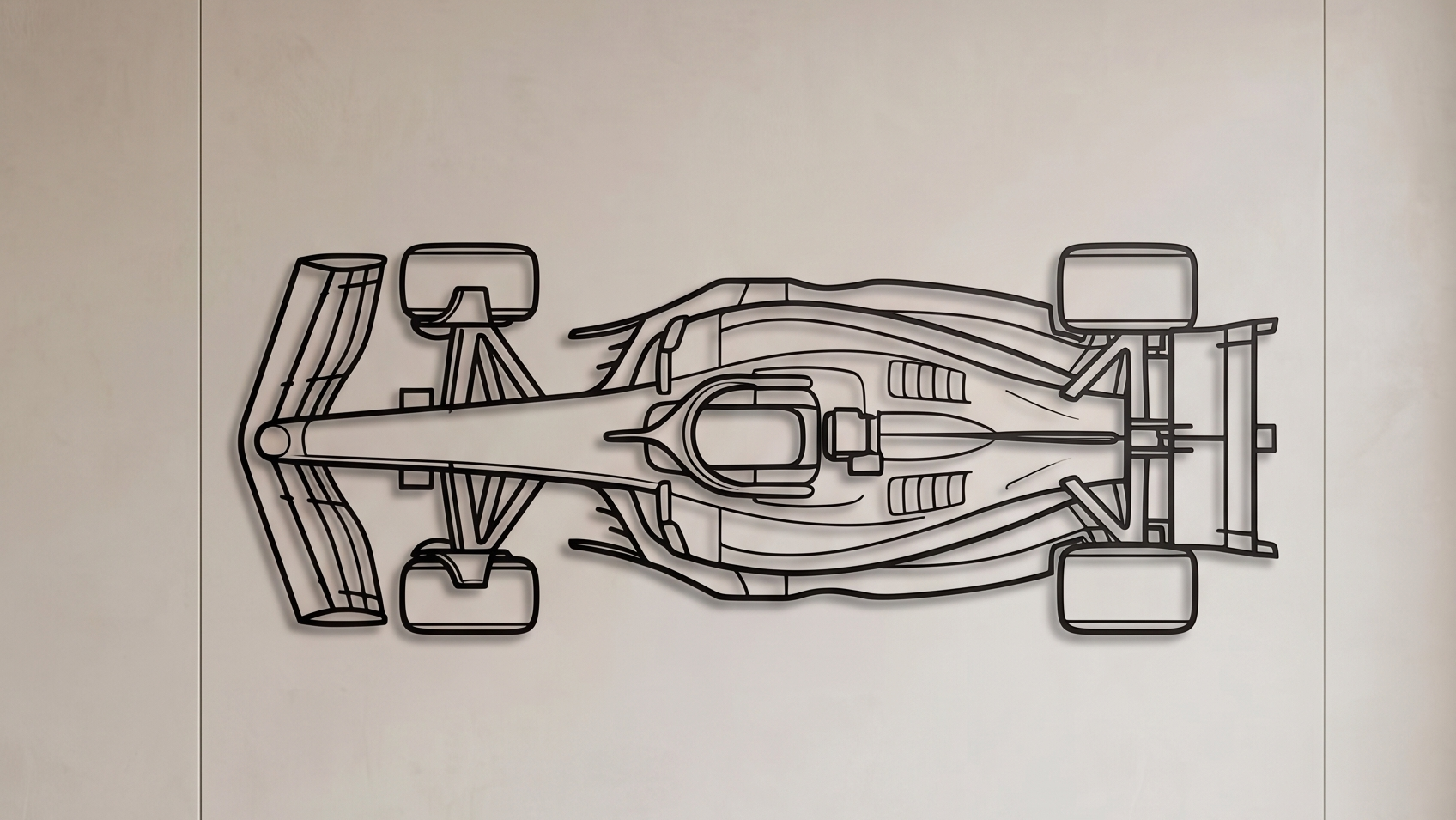 F1 Mercedes MODEL  W15 → 2024 TOP VIEW