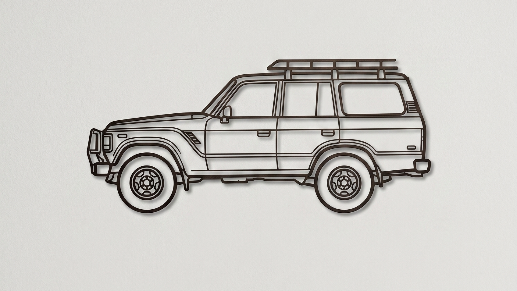 Toyota Land Cruiser J80 SIDE VIEW
