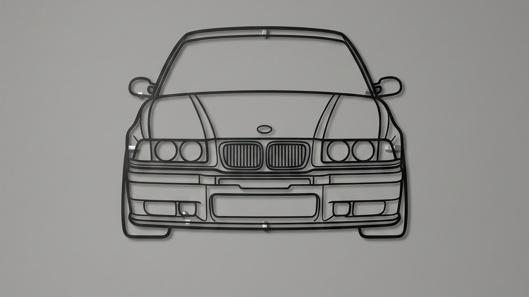 BMW M3 E36 FRONT VIEW