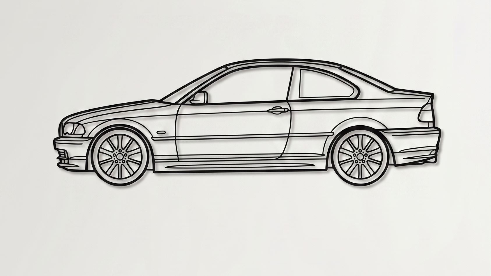 BMW 320i E46 SIDE VIEW