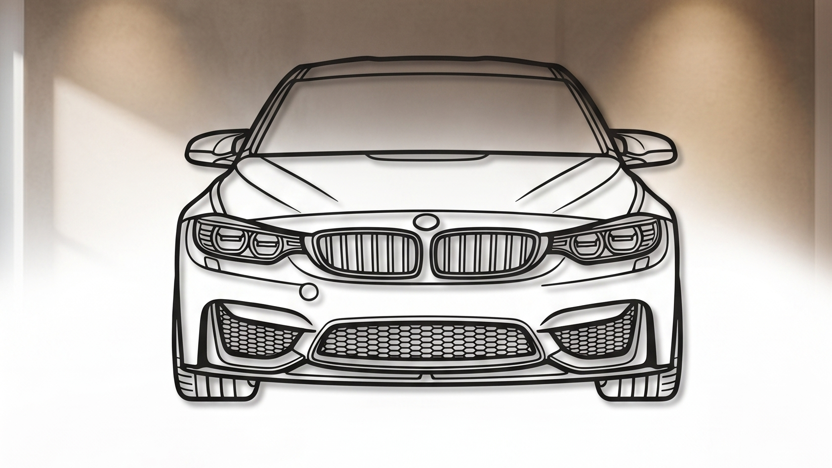 BMW M3 F80 FRONT VIEW